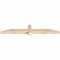 Ekena Millwork Eugene Smooth Timber Gable Bracket, Douglas Fir, 60"W x 10"H x 3 1/2"D x 3 1/2"F, 4/12 Pitch GBW060X10X0404EUG00SDF - alternate 3